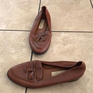 Slip on shoes from a thrift store